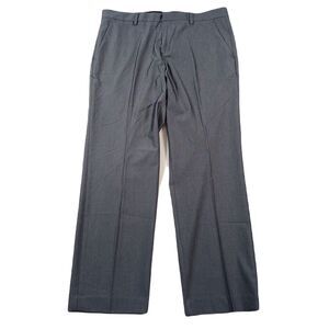 Perry Ellis Dress Pants Mens 34x30‎ Mid Grey Modern-Fit Resolution